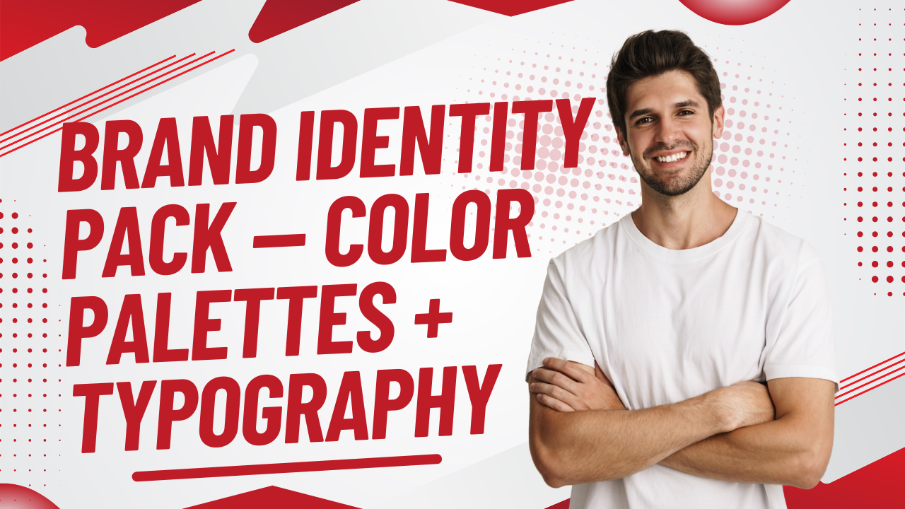 Brand Identity Pack — color palettes + typography
